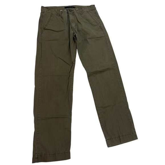 Calvin Klein Jeans Mens Olive Green Pants Size 34 61g - Picture 1 of 7